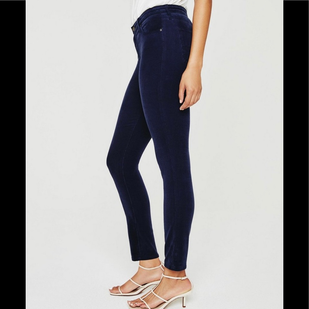 AG corduroy cigarette jeans